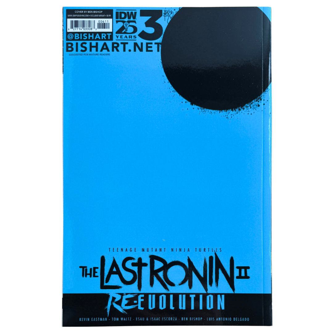 The Last Ronin II: Re-Evolution #3 – Exclusive Metal Variant – Signed & Sketched w/COA – NM – LTD 50 – 2024 (IDW Comics)