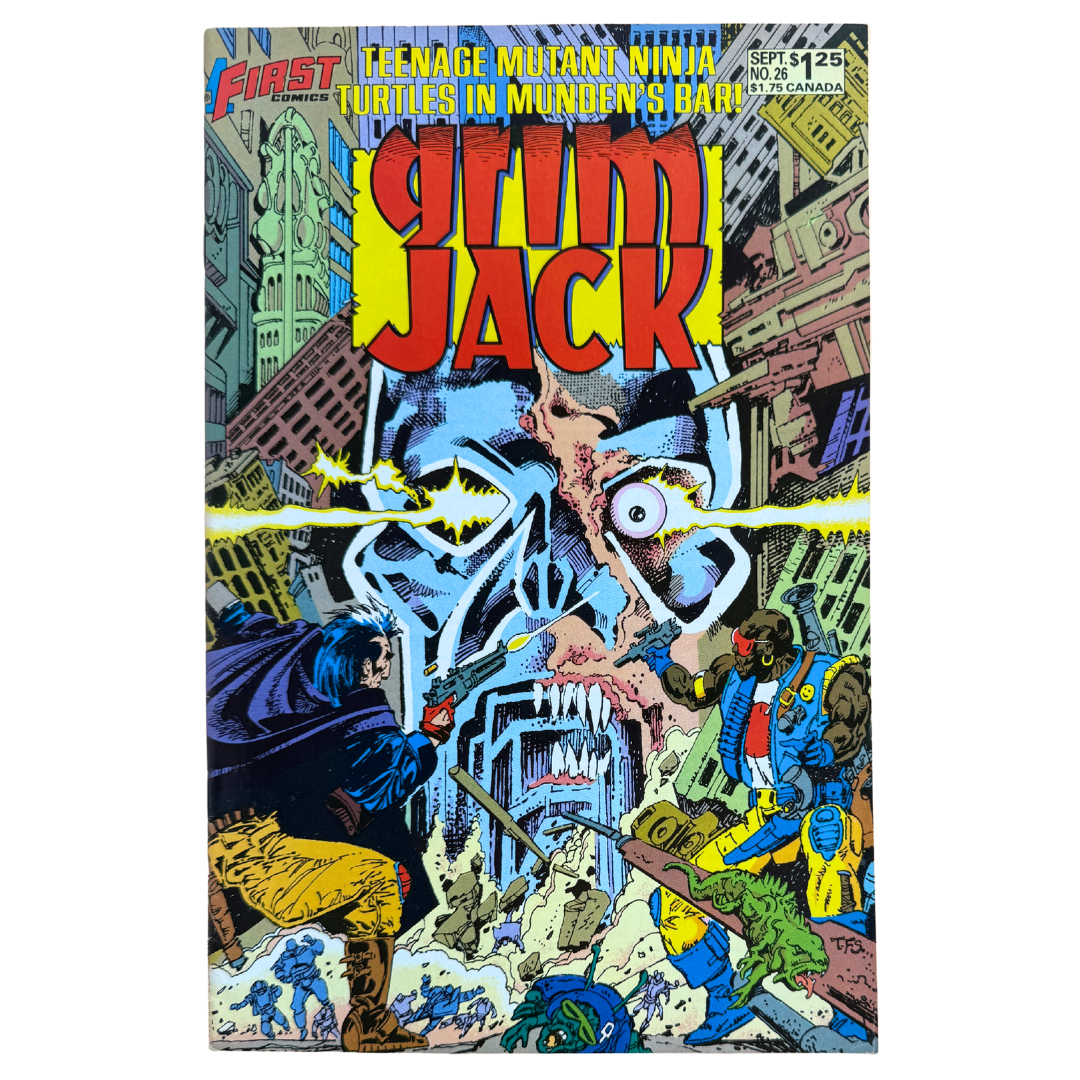 Grimjack #26 – Teenage Mutant Ninja Turtles in Munden’s Bar – VF+ – 1986 (First)
