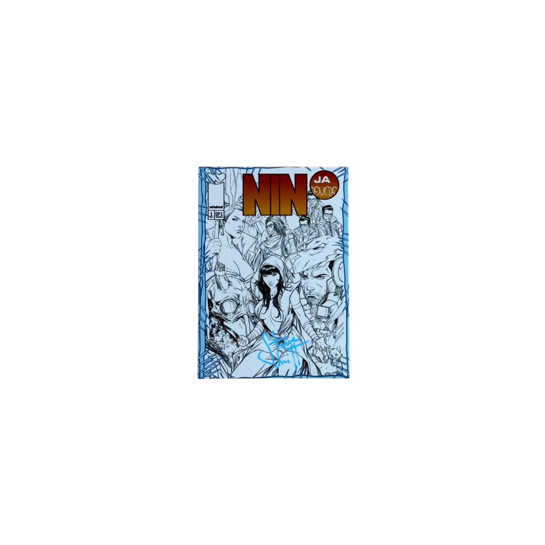 Ninja Funk: Bolo’s Playground #1 – David Mack Reveal Variant / Signed & Sketched Foil Edition – NM – 2023 (Whatnot Publishing)