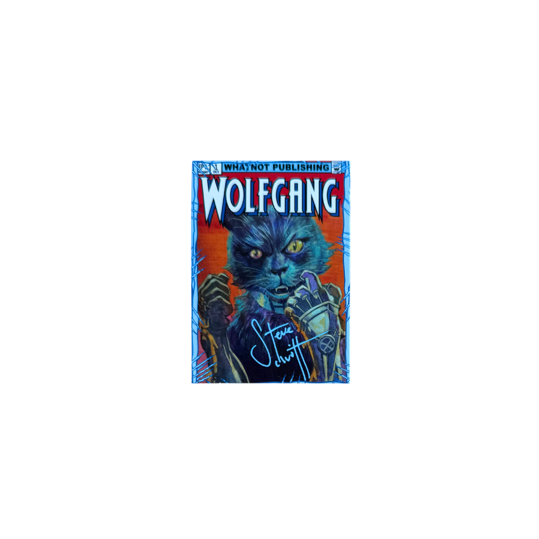 Ninja Funk #3 – BossLogic 1:100 Variant – Signed & “Scream Cat” Sketched by Steve Schuitt – NM (2023, Whatnot Publishing)
