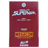 Absolute Superman #3 – Signed Mico Suayan Virgin Color Splash / 2025 MegaCon Exclusive (Ltd. 1000) – NM – 2025 (DC Comics)