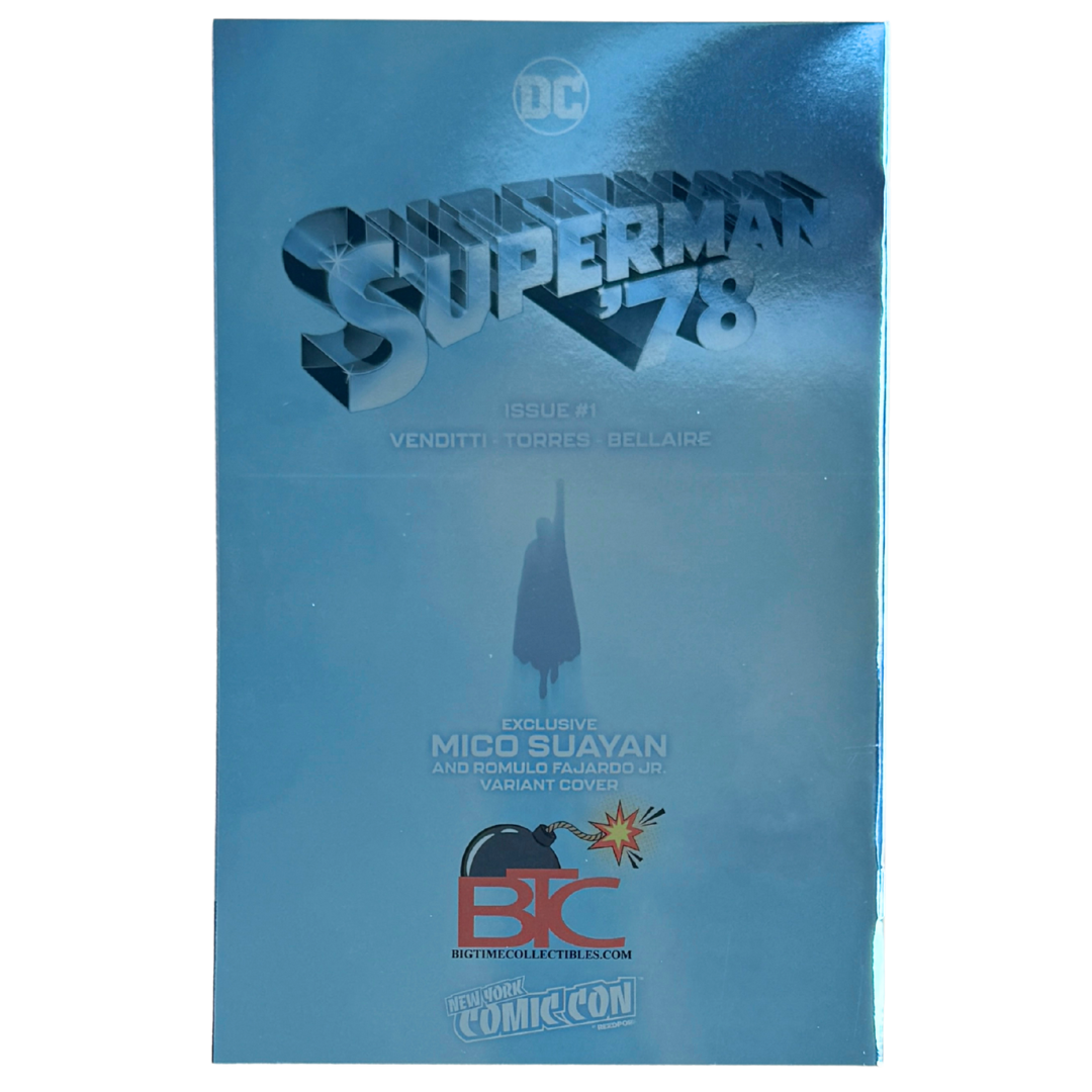 Superman ’78 #1 – Signed Mico Suayan 2023 NYCC Virgin Foil – NM – 2023 (DC Comics)