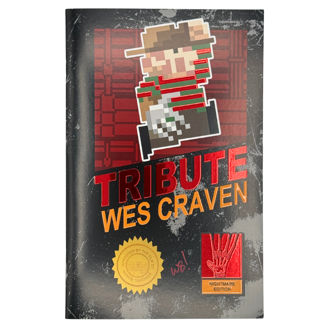 Tribute: Wes Craven #1 – Signed Dallas Fan Expo Set – 8-Bit & Ripping Claws Foil Variants – Limited to 200 – NM w/ COAs (TidalWave, 2025)