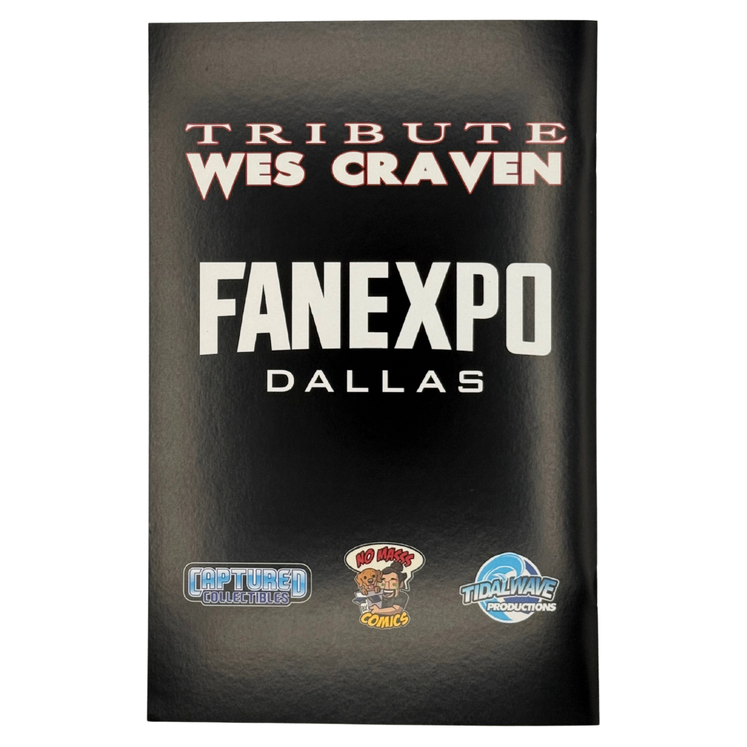 Tribute: Wes Craven #1 – Signed Dallas Fan Expo Set – 8-Bit & Ripping Claws Foil Variants – Limited to 200 – NM w/ COAs (TidalWave, 2025)