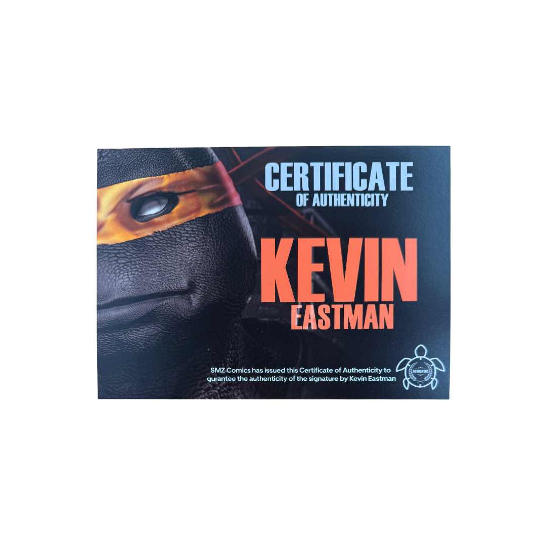 Teenage Mutant Ninja Turtles #2 – Kevin Eastman Virgin Foil Variant / Signed w/ COA – NM – 2024 (IDW Publishing)