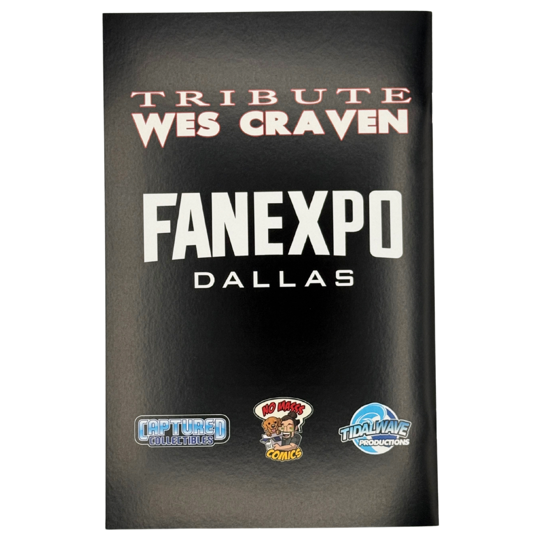 Tribute: Wes Craven #1 – Signed Dallas Fan Expo Set – 8-Bit & Ripping Claws Foil Variants – Limited to 200 – NM w/ COAs (TidalWave, 2025)