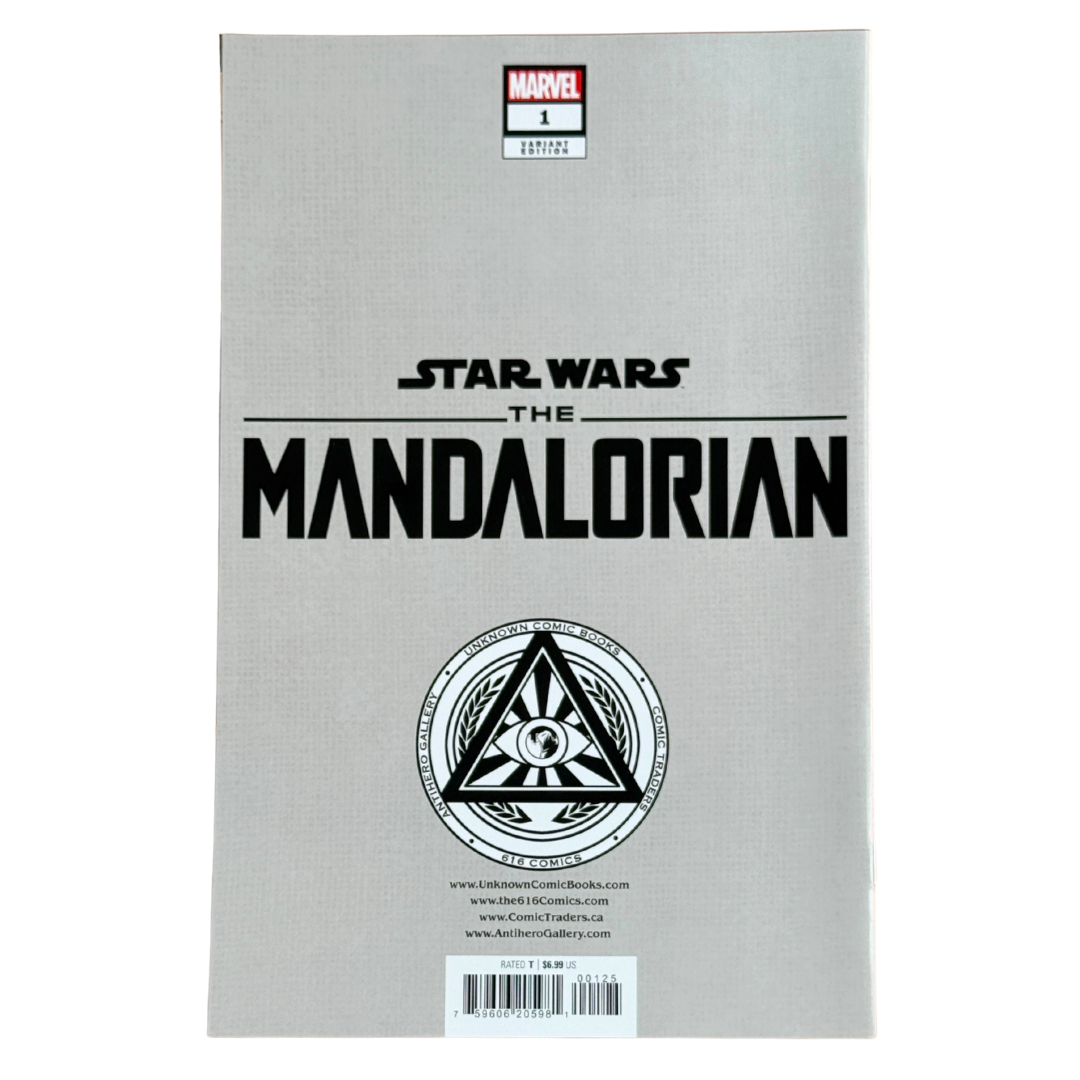 Star Wars: The Mandalorian – Season 2 #1 – Remarqued Darth Vader Sketch by Dietrich Smith – Mico Suayan Virgin – NM – 2023 (Marvel)