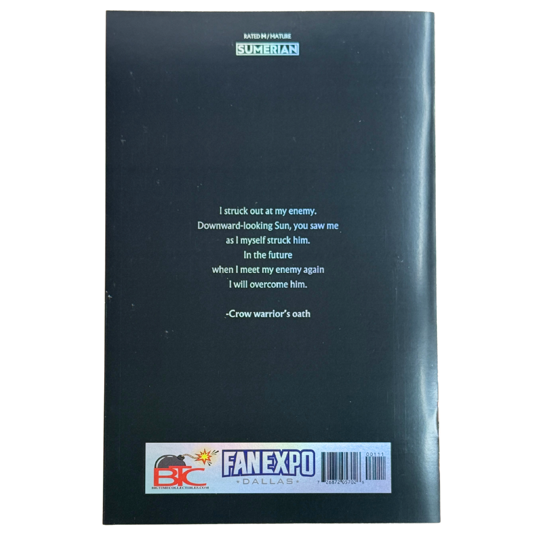 The Crow: Dead Time #1 – Signed by James O’Barr – Martin Simmonds Virgin Foil Variant (Limited 50) – COA Included – NM – 2025 Fan Expo Dallas Exclusive (Sumerian Comics)