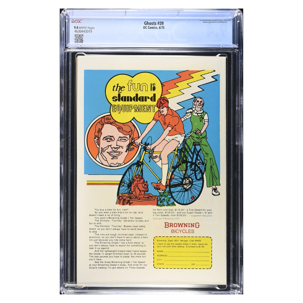 Ghosts #39 – Luis Dominguez Cover / DC Horror Anthology – CGC 9.4 – 1975 (DC Comics)