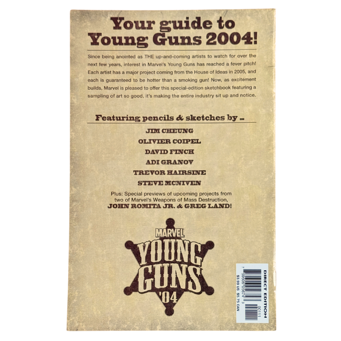 Young Guns Sketchbook (2005) – NM – Marvel Comics