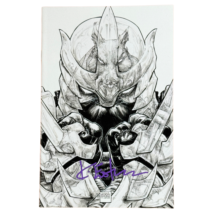 Teenage Mutant Ninja Turtles #106 – Kevin Eastman Signed / Freddie Williams B&W Shredder & Splinter Sketch Variant – NM – 2020 (IDW Publishing)