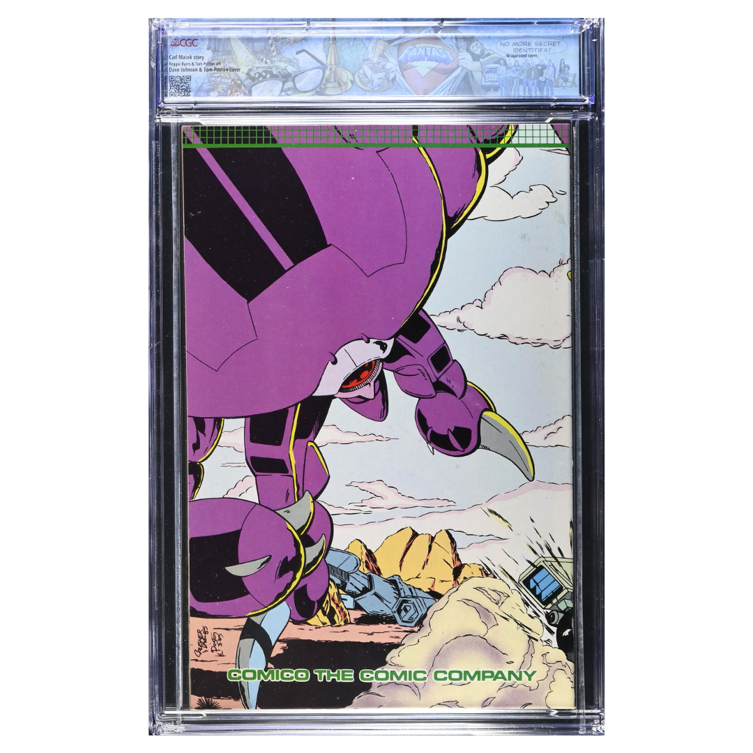 Robotech: The New Generation #1 – Wraparound Cover / 80s Anime Key – CGC 9.8 – 1985 (Comico)