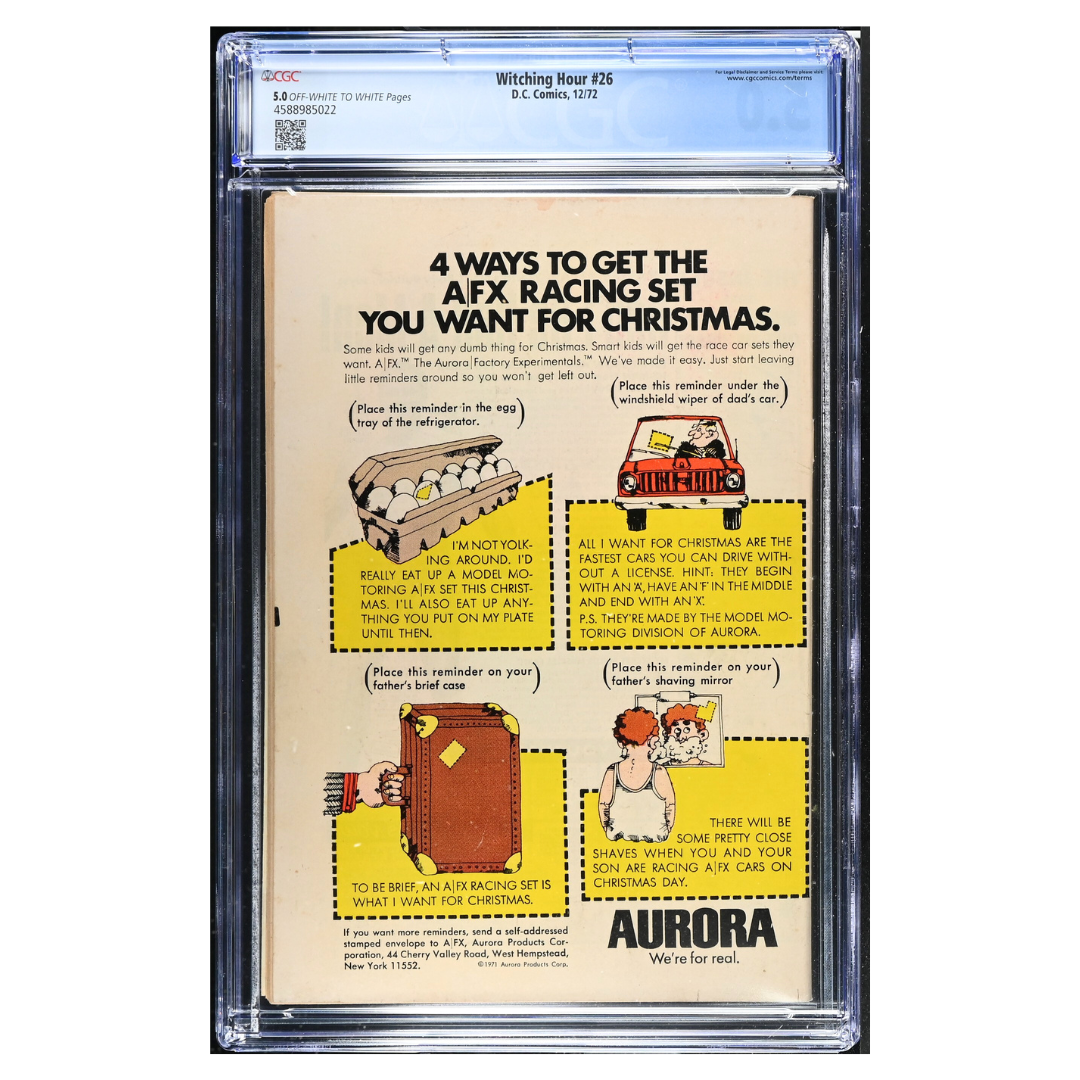 The Witching Hour #26 – Nick Cardy Cover / Bronze Age DC Horror – CGC 5.0 – 1972 (DC Comics)