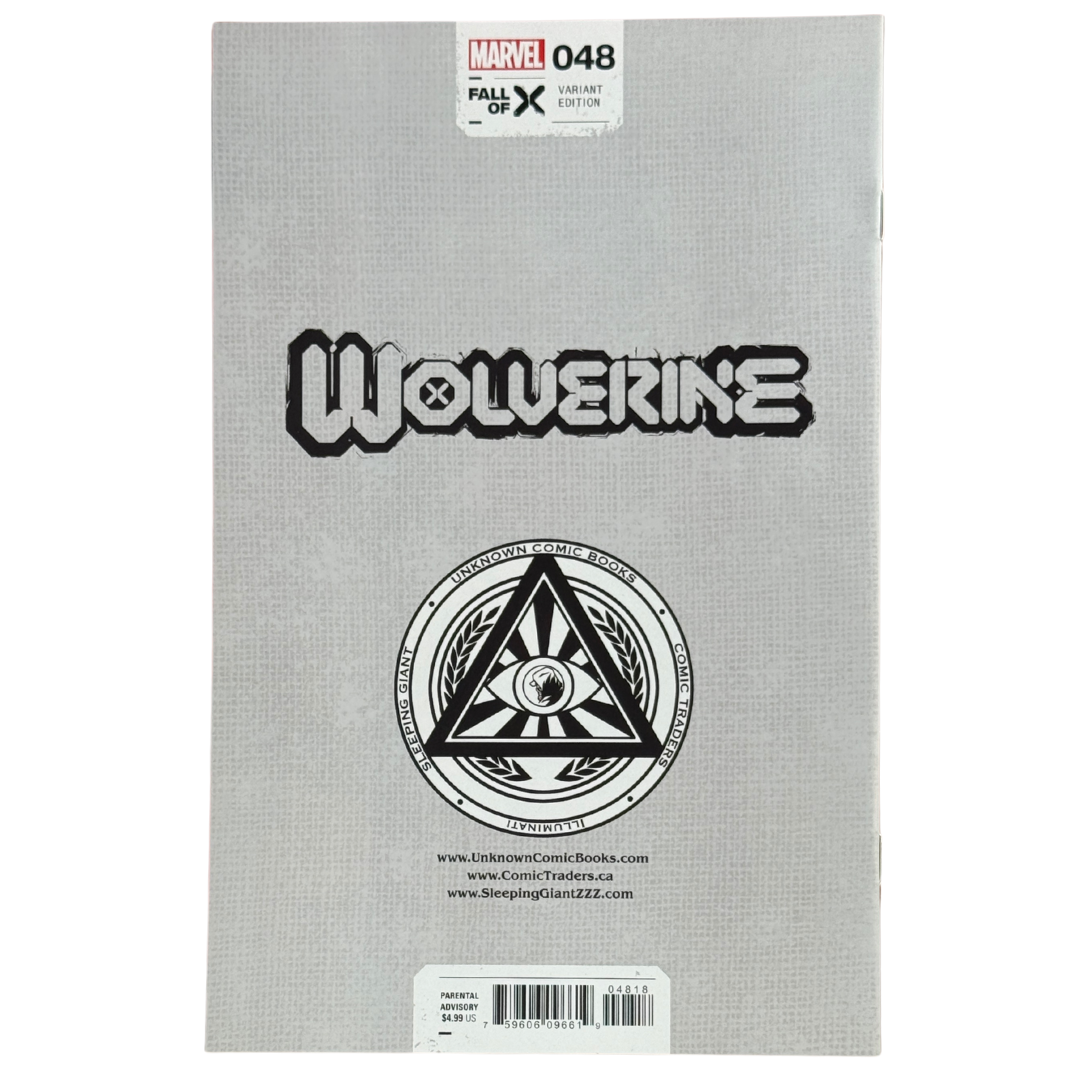 Wolverine #48 – Marco Mastrazzo Virgin Variant / Dietrich Smith Remarque & Signed w/ COA – NM – 2024 (Marvel Comics)