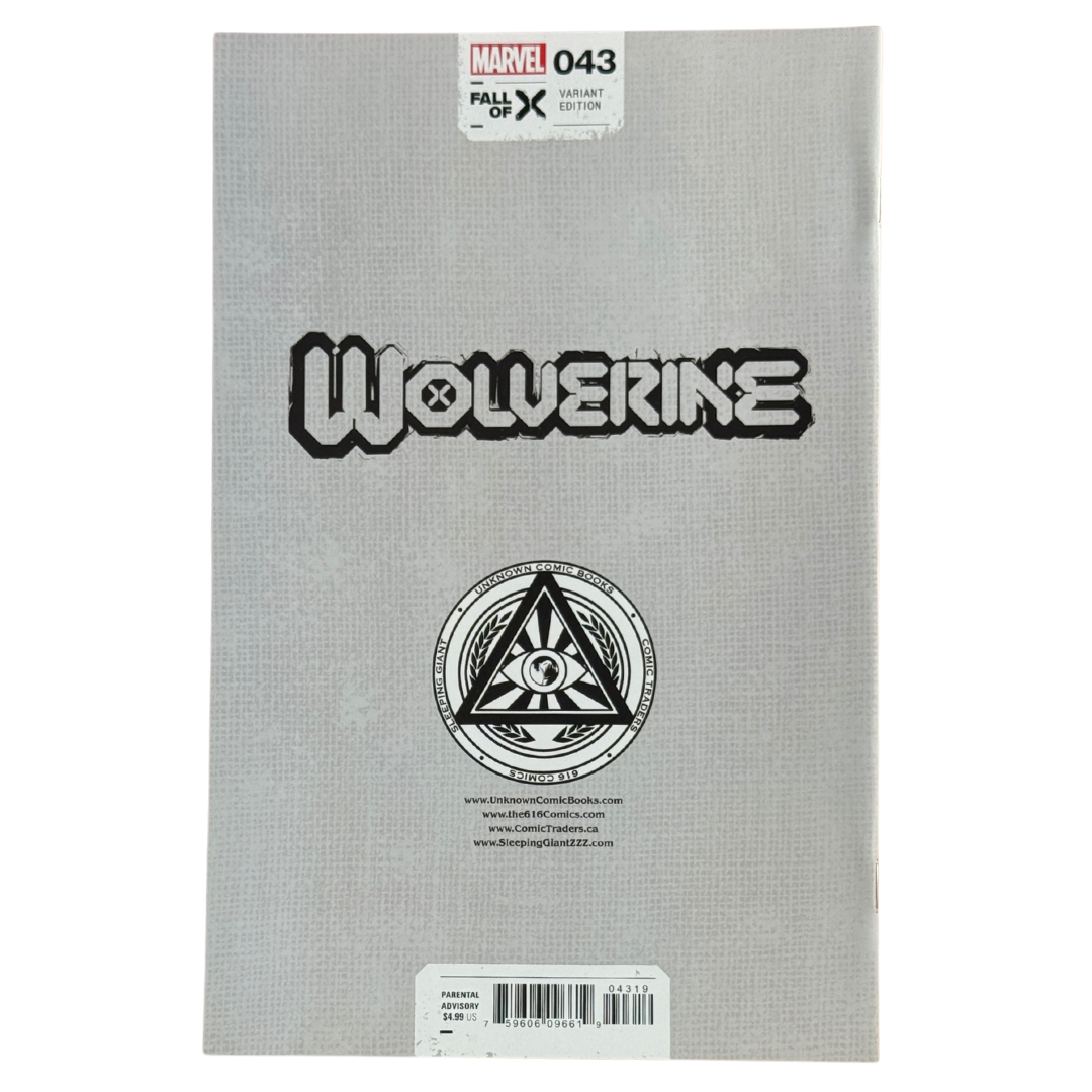 Wolverine #43 – Kaare Andrews Virgin Variant (Signed) – NM – 2024 (Marvel Comics)