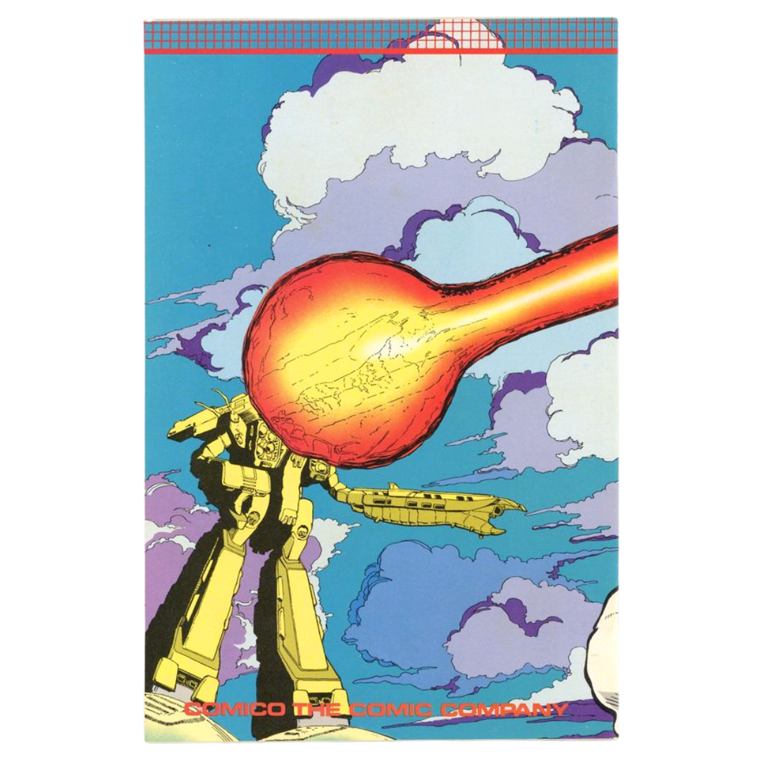 Robotech: The Macross Saga #36 – Final Issue / Wraparound Cover – FN/VF – 1989 (Comico)