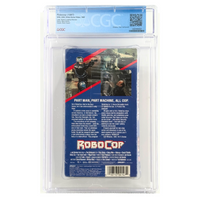 RoboCop (1987) – Sealed VHS – CGC 9.2 A+ – V-Overlap Seal – BL Slipcase Variant – Orion Home Video (USA)
