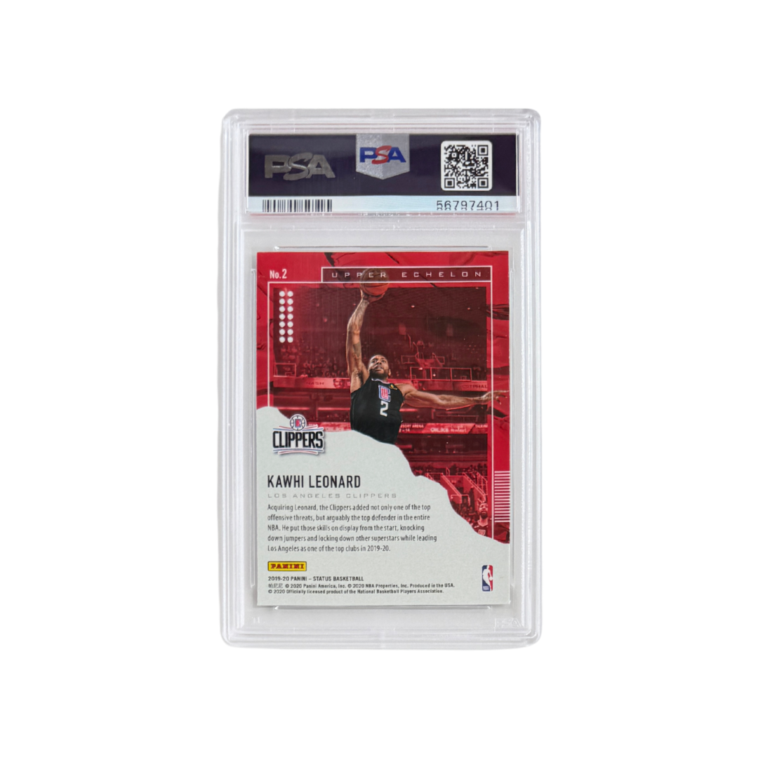 2019 Panini Status Upper Echelon #2 – Kawhi Leonard – PSA 10 – 2019 (Panini)