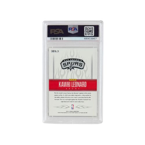 2012 Panini Select Hot Rookies #34 – Kawhi Leonard – PSA 10 – 2012 (Panini)