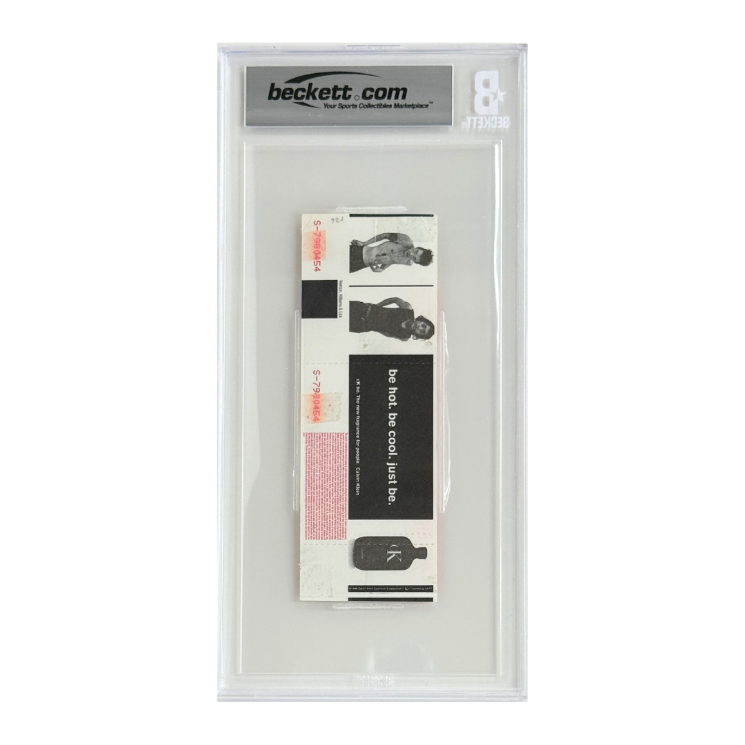 Detroit Tigers – Sept. 18, 1996 20-Strikeout Game Ticket / Roger Clemens Autograph – BAS 3.0 (Auto 9) – 1996 (Tiger Stadium)