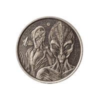 2023 Ghana Alien Series 3rd Edition – 4-Coin Set – 1/2 oz .999 Silver – BU – Display Box & COA