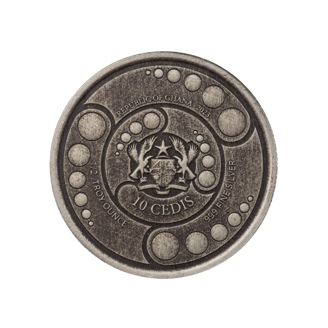 2023 Ghana Alien Series 3rd Edition – 4-Coin Set – 1/2 oz .999 Silver – BU – Display Box & COA