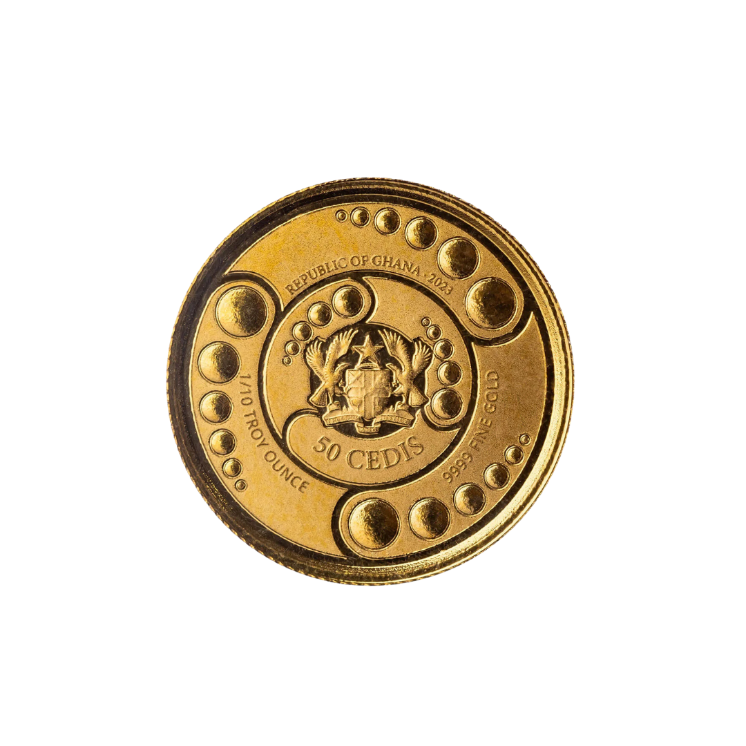 2023 Ghana Alien Series 3rd Edition – 1/10 oz .9999 Gold – BU – Sealed Capsule