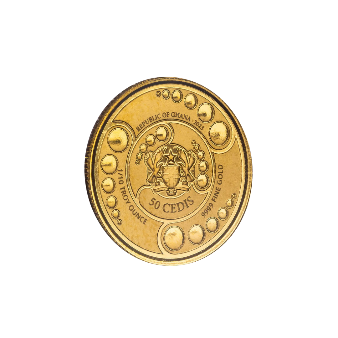 2023 Ghana Alien Series 3rd Edition – 1/10 oz .9999 Gold – BU – Sealed Capsule
