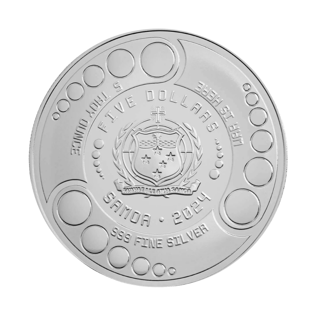 2024 Samoa Alien – 4th Edition / 5 oz .999 Silver – BU – Samoa (2024)