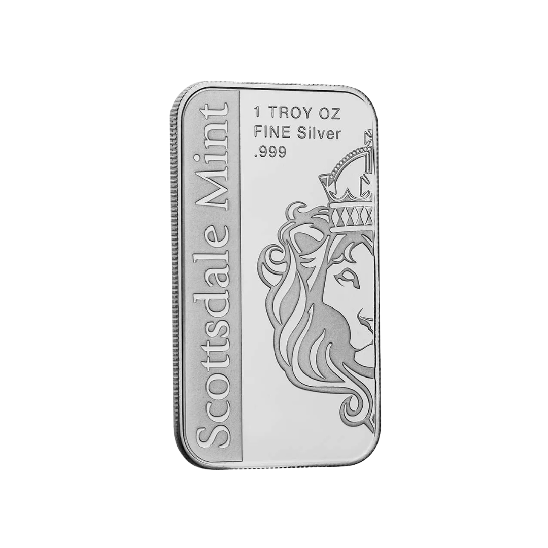 Archangel Michael 1 oz Silver Bar – Brilliant Uncirculated / Collector Favorite – BU – Scottsdale Mint