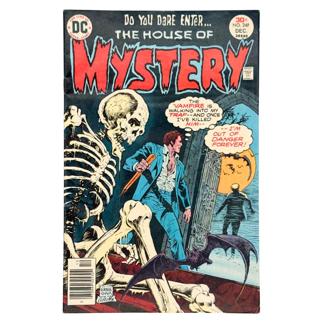 House of Mystery #248 – FN/VF 7.0–7.5 – Vampire Horror by Michelinie & Oleck – First Print (DC, 1976)