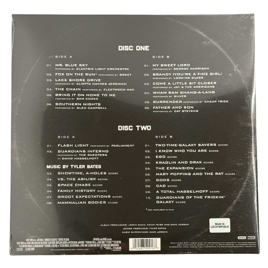 Guardians of the Galaxy Vol. 2 – Deluxe Soundtrack (Limited Orange Swirl 2LP Vinyl) – Brand New Sealed – 2017 (Hollywood Records/Marvel)