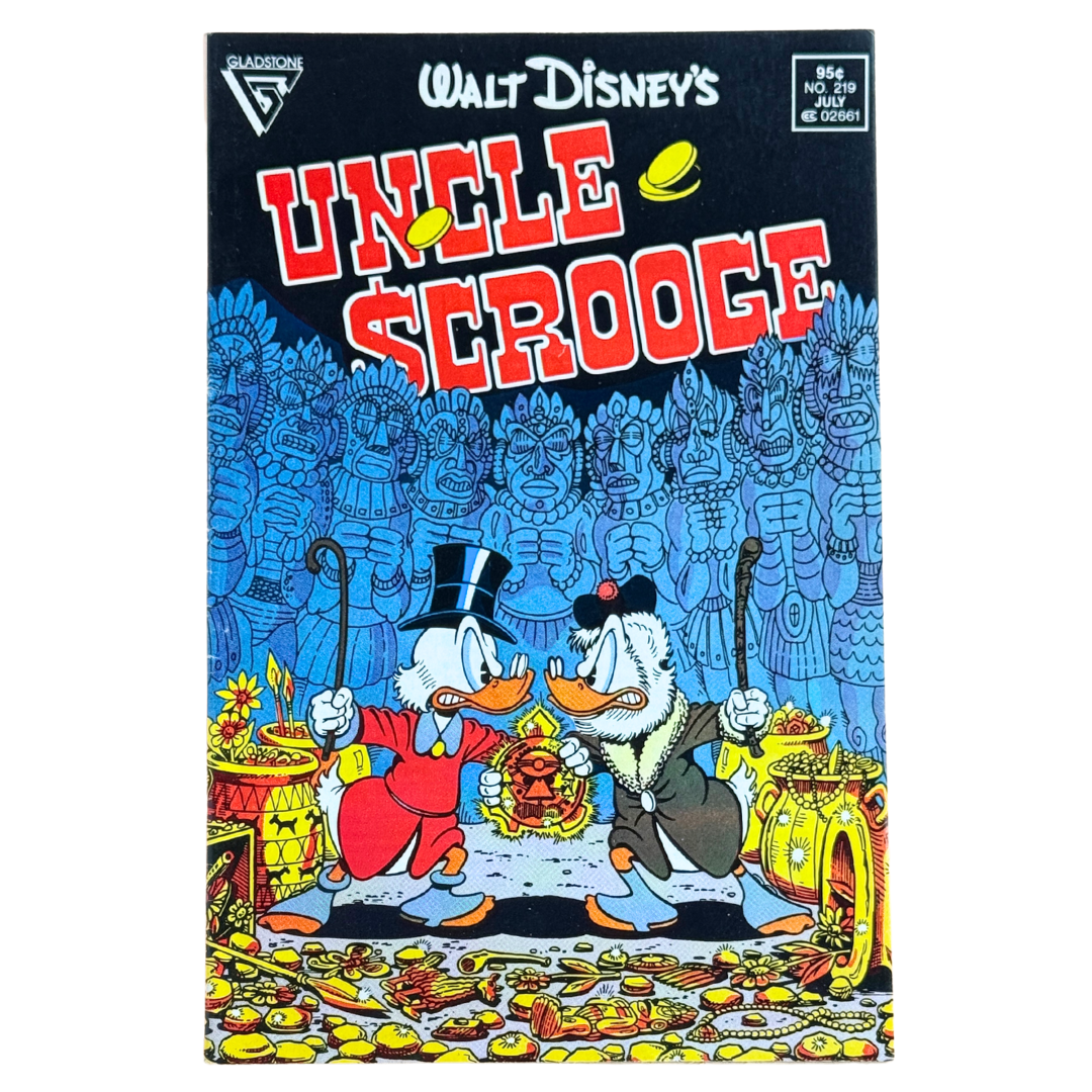 Uncle Scrooge #219 – Don Rosa’s First Published Comics Work – VF/NM – 1987 (Gladstone)