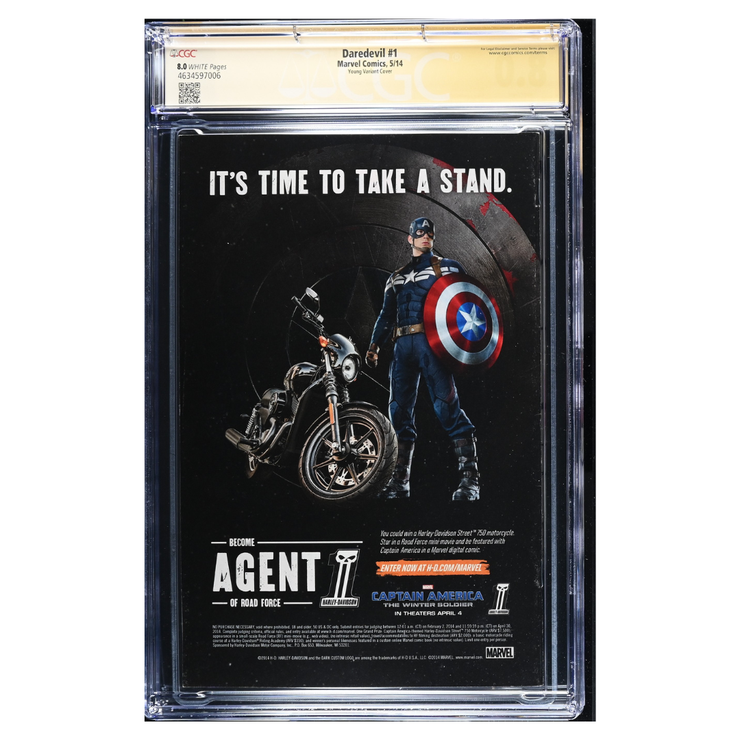 Daredevil (Vol. 4) #1 – Skottie Young “Kiddie” Variant / Signature Series – CGC 8.0 – 2014 (Marvel Comics)