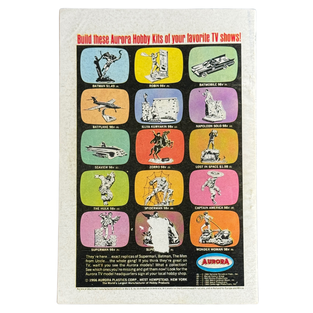 Marvel Collectors’ Item Classics #8 – Silver Age Marvel Reprint Showcase – VG/FN – 1967 (Marvel Comics)