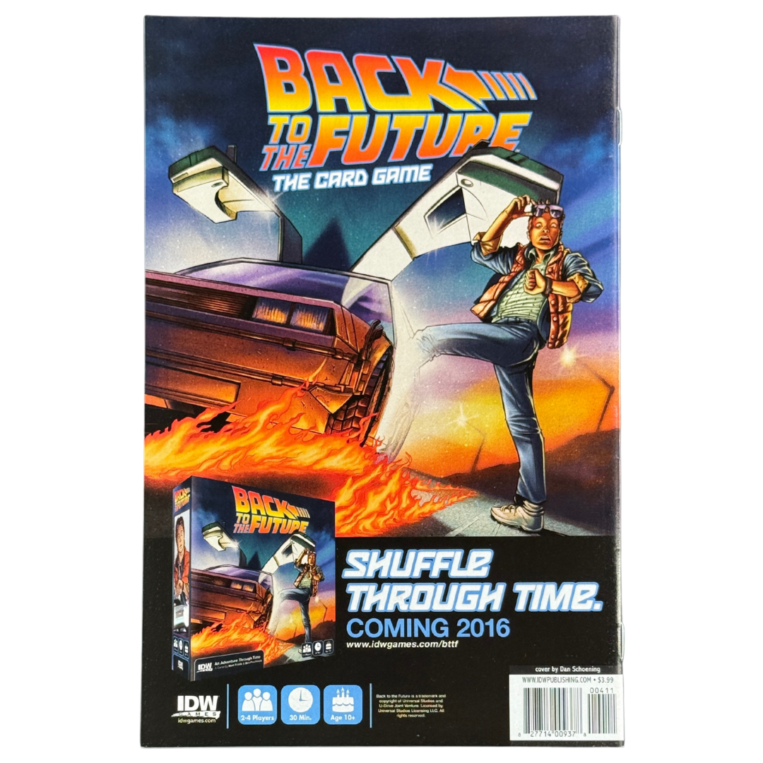 Back to the Future #4 – Doc Brown Secrets / Time-Travel Lore – VF/NM – 2016 (IDW Publishing)