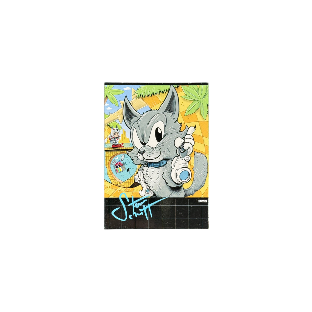Ninja Funk #1 – Sonic Sega Genesis Homage / Signed + COA – NM – 2022 (Whatnot Publishing)