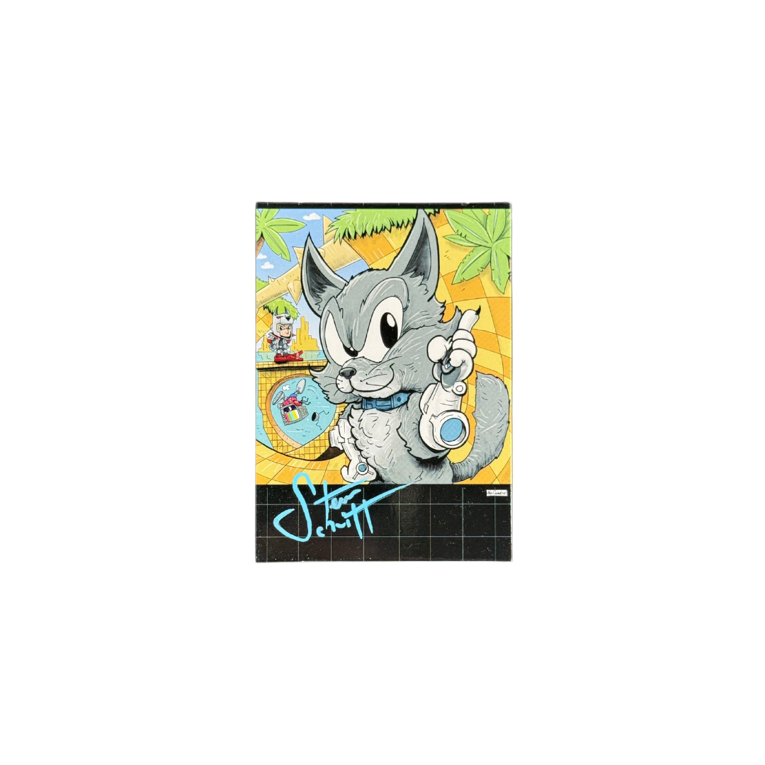 Ninja Funk #1 – Sonic Sega Genesis Homage / Signed + COA – NM – 2022 (Whatnot Publishing)