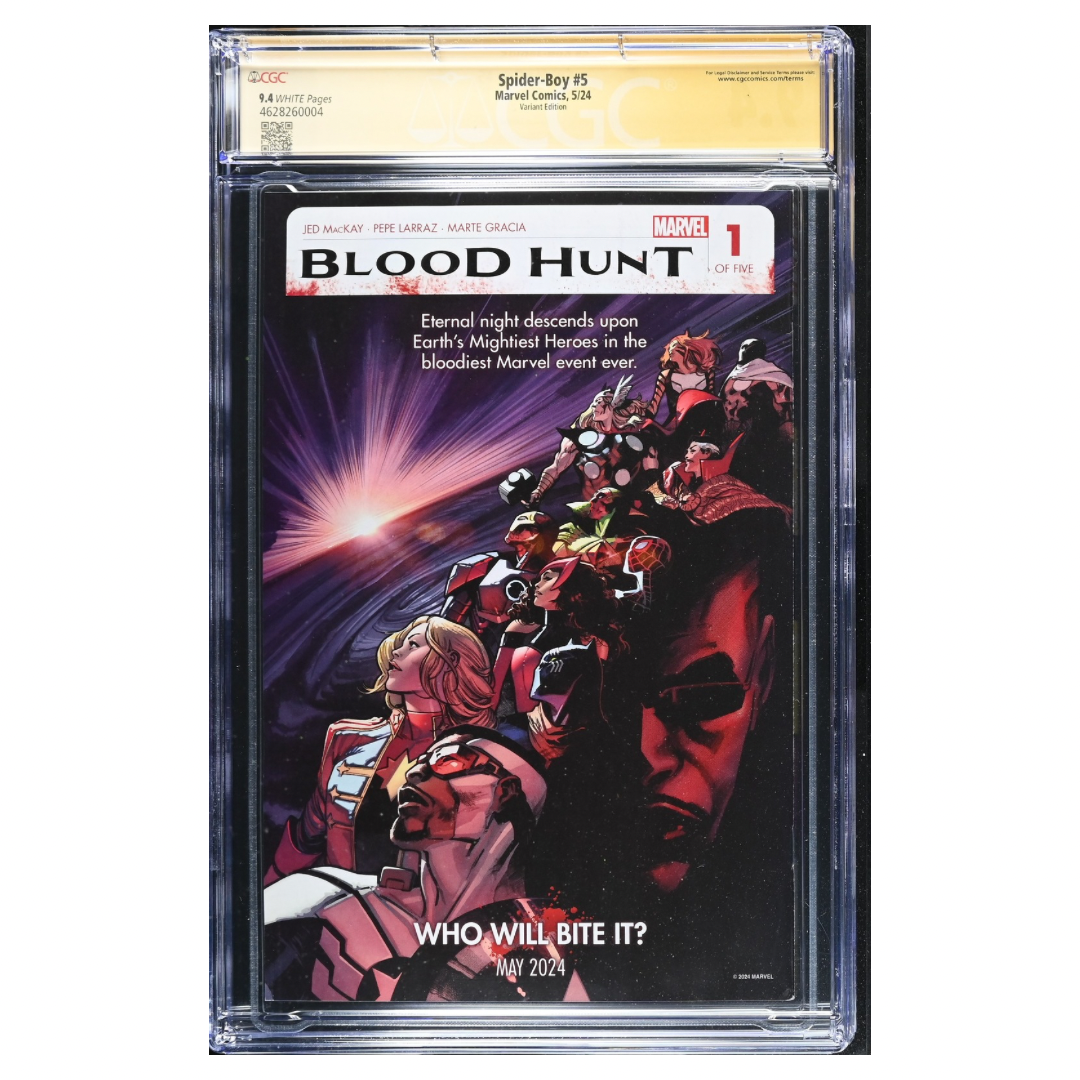 Spider-Boy #5 – Rose Besch Variant / CGC Signature Series – CGC 9.4 – 2024 (Marvel)