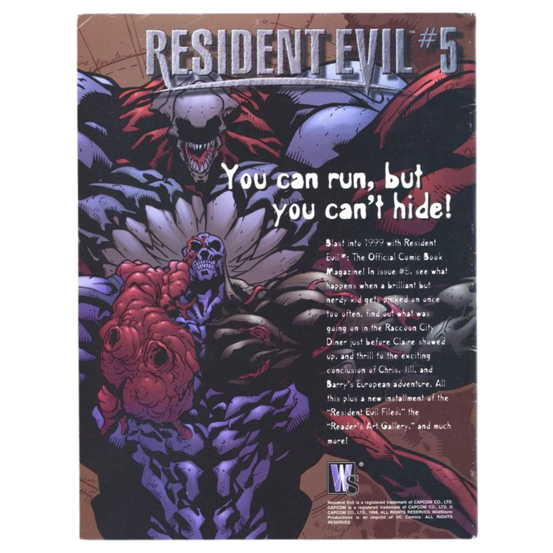 Resident Evil #4 – Official Comic Magazine / Three-Story Issue – FN – 1998 (Image Comics)