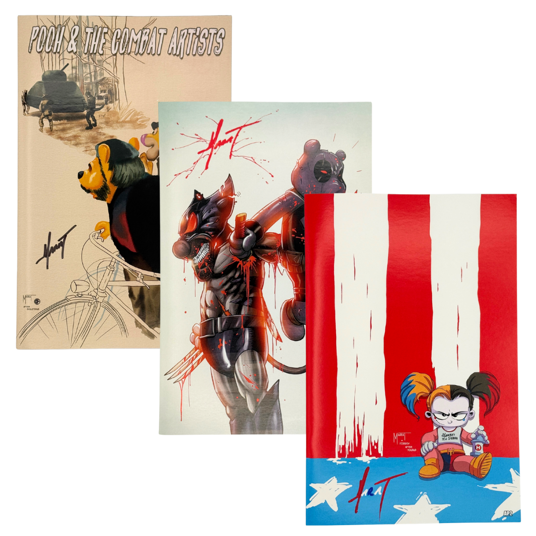 ChronoSet: Marat Mychaels – Signed Artist Proof 3-Issue Set – Patriot, Murder & Standard Signatures – All NM w/ COAs
