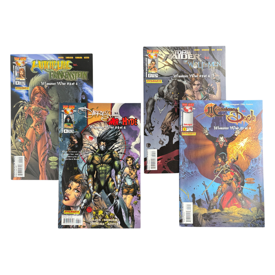ChronoSet: Monster War #1–#4 – VF–NM – 2005 (Top Cow)