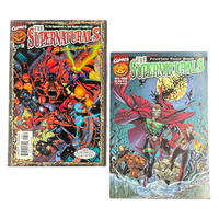 ChronoSet: Supernaturals Tour Book #1 & Supernaturals #4 – FN/VF–NM – 1998 (Marvel)