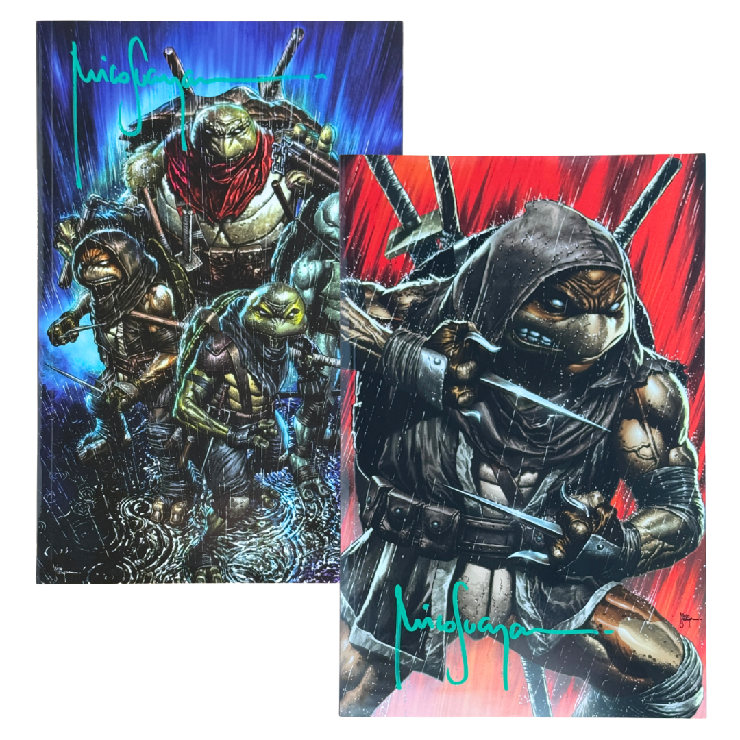 ChronoSet: TMNT Last Ronin II – Suayan Signature Pair – Limited 500 Virgin Variants – Signed w/ COA – NM – 2024 (IDW)