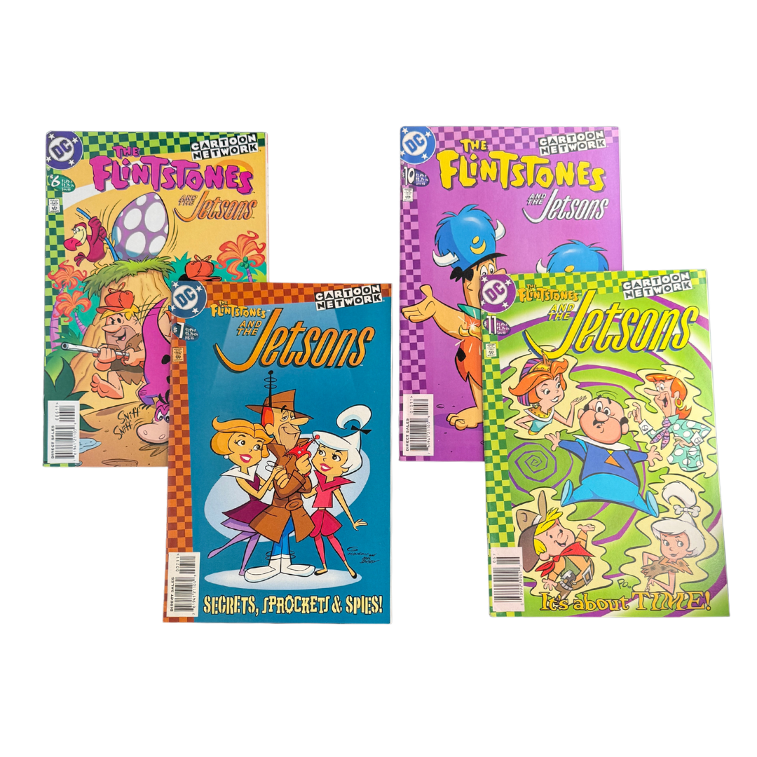 ChronoSet: The Flintstones & The Jetsons #6, #7, #10, #11 – NM–VF/NM – 1998 (DC)