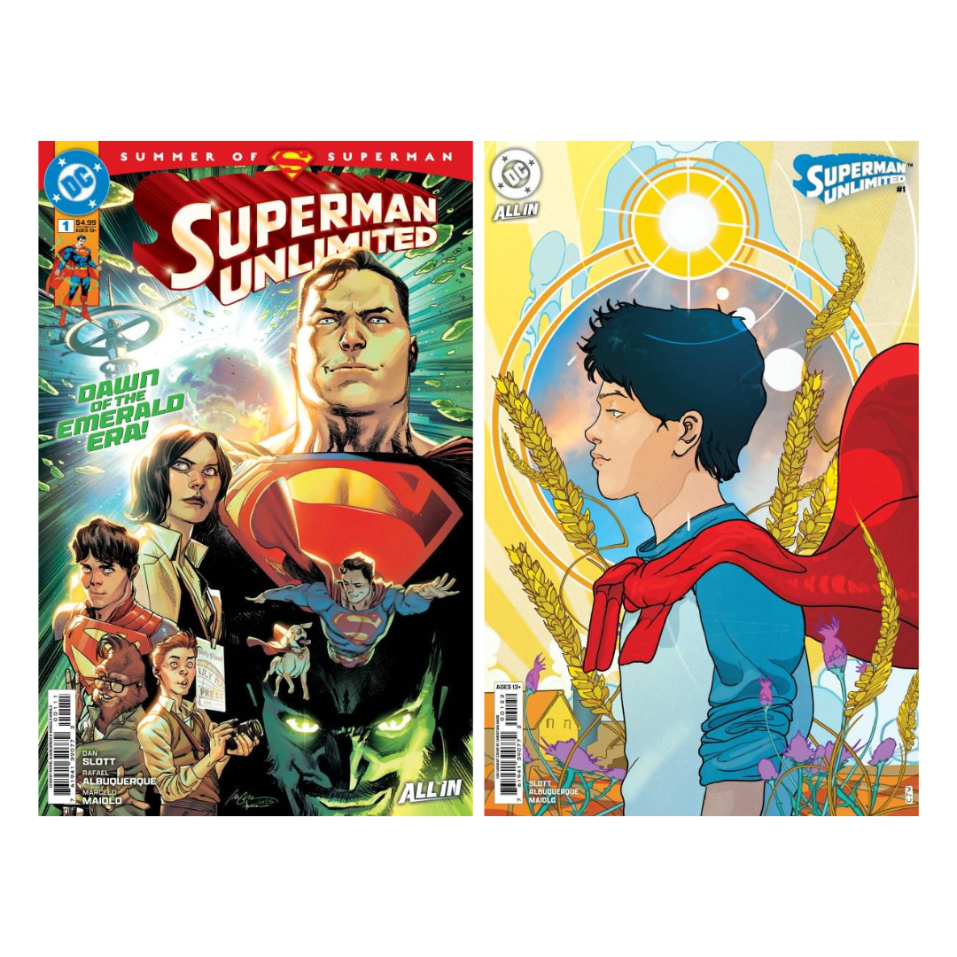 Superman Unlimited #1 - Comic Cover Variant Lot of 2