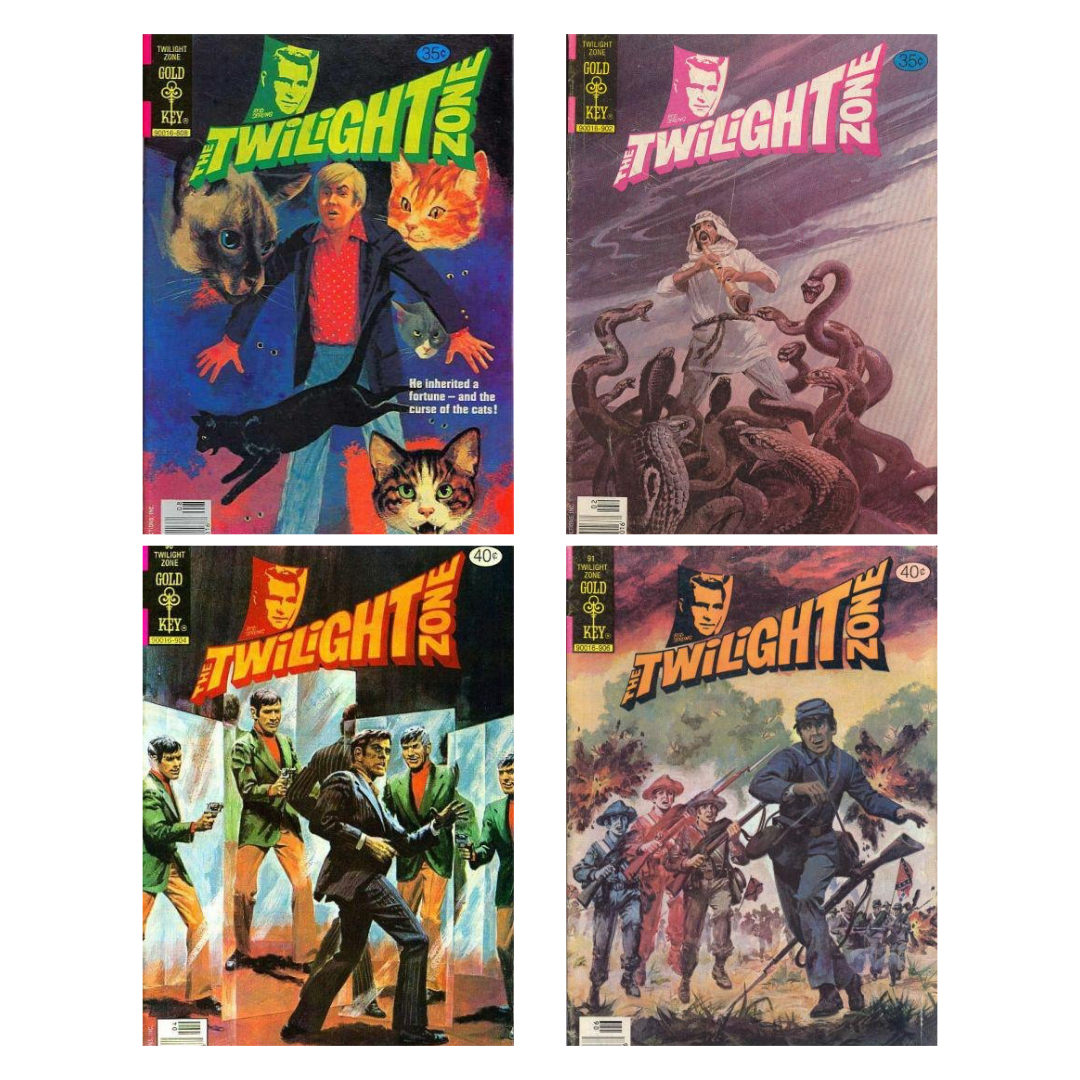 Twilight Zone #86, #89, #90, #91 - Comic Lot of 4