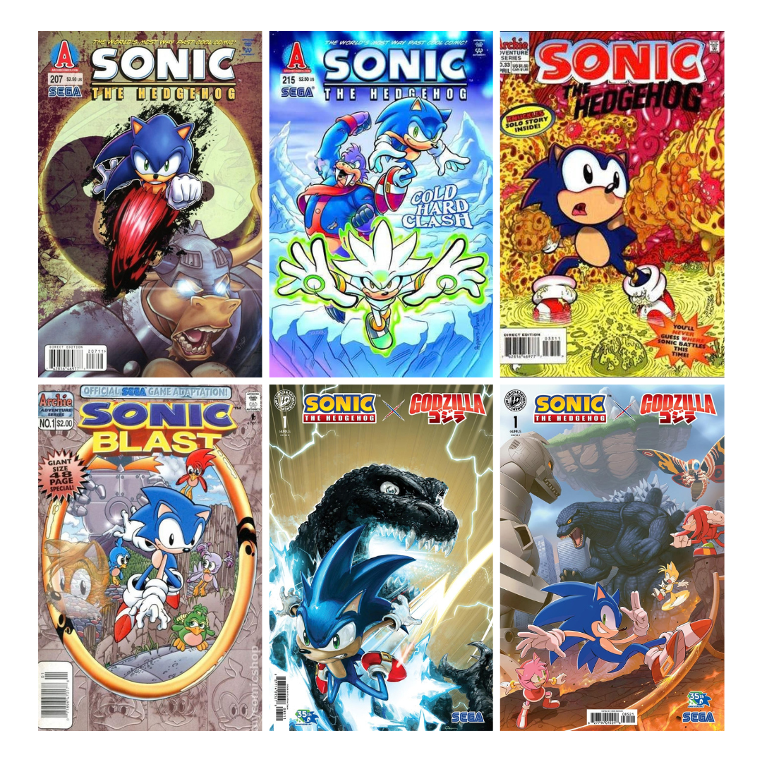 Sonic the Hedgehog - Comic Lot of 6