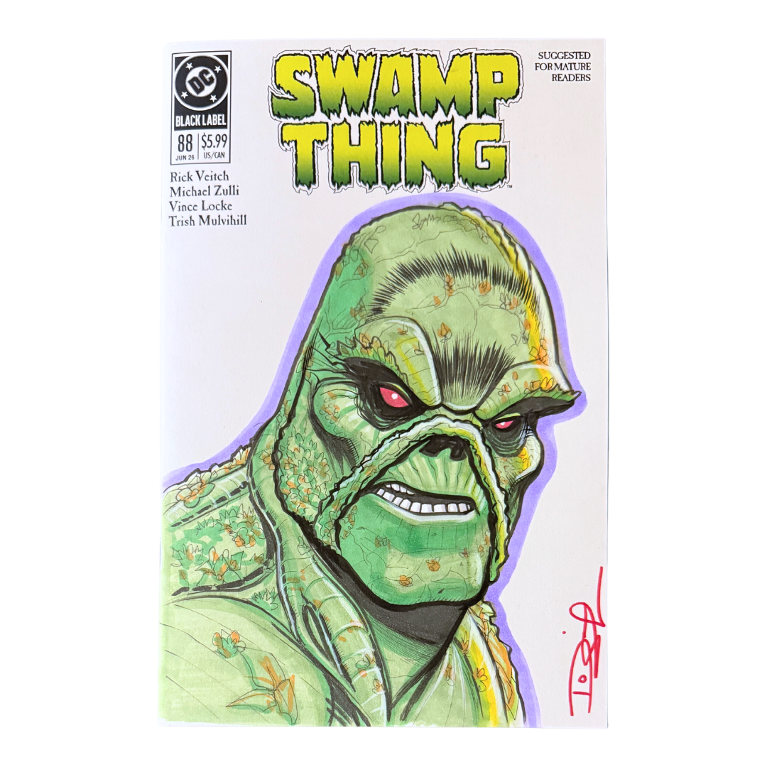 Swamp Thing #88 - Blank - Original Sketch by Dietrich Smith