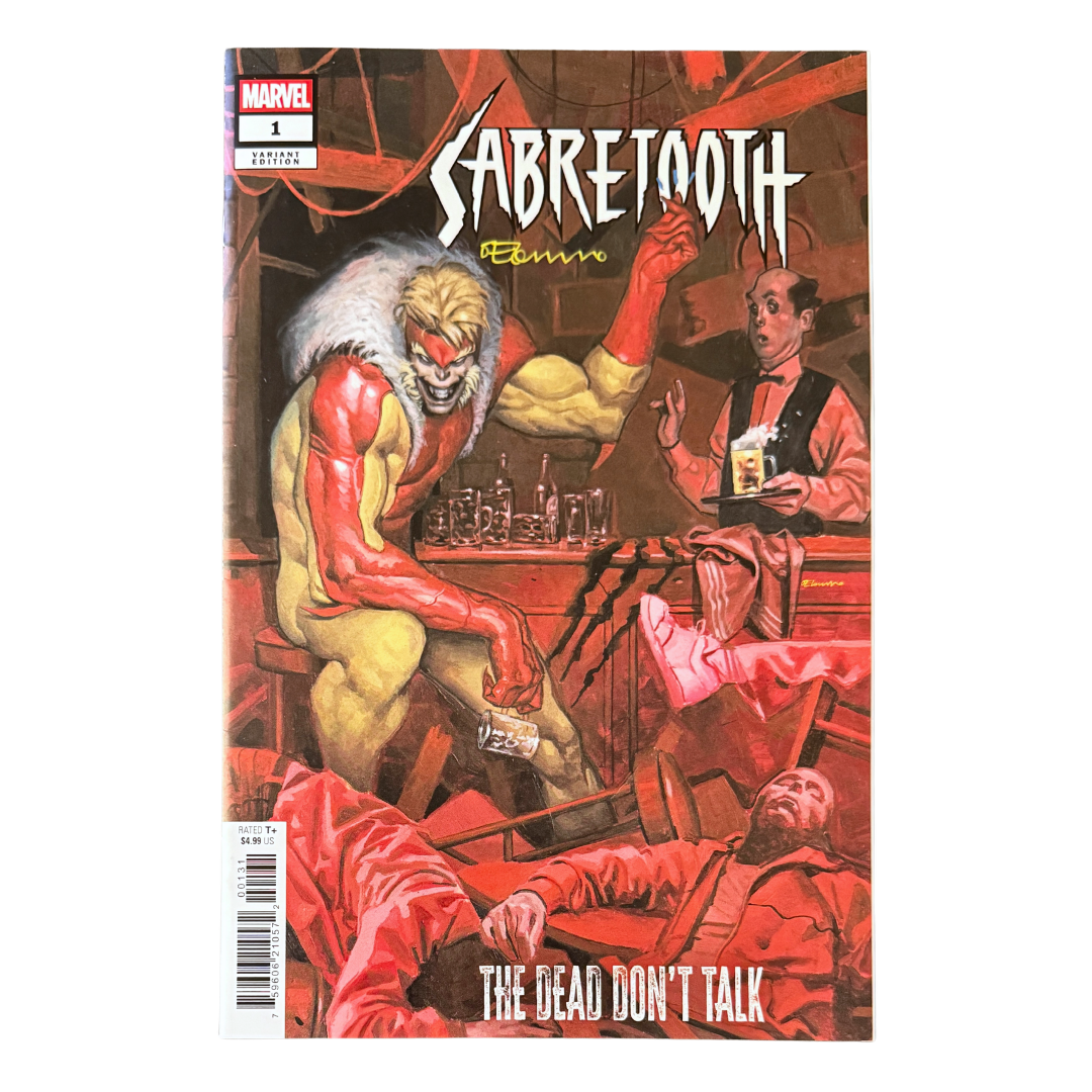 Sabretooth The Dead Don't Talk #1 - Signed by Fabrizio De Tommaso